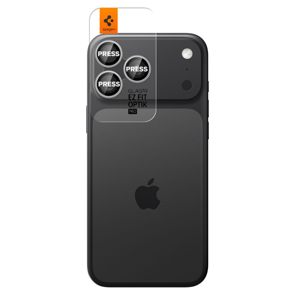 Folie de protectie Spigen compatibil cu iPhone 14 Pro / iPhone 15 Pro / iPhone 16 Pro, Argintiu