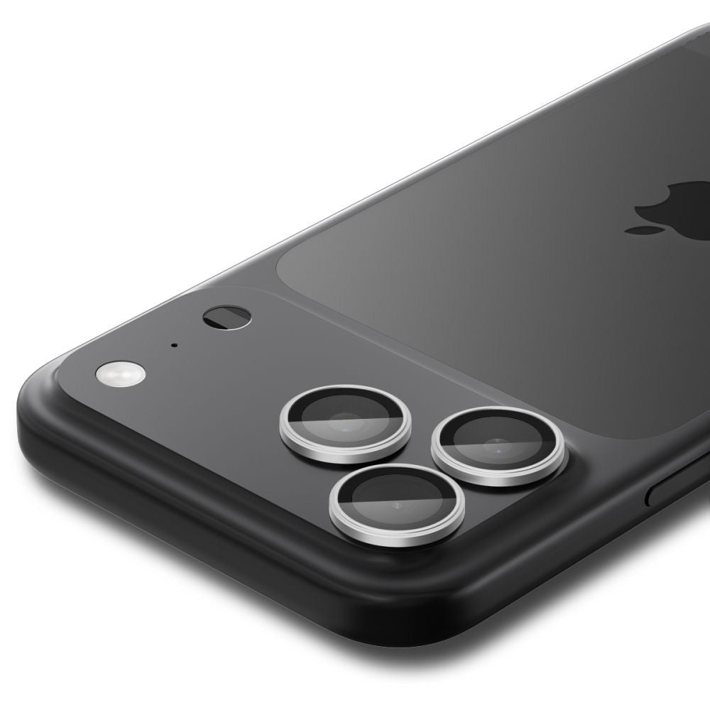 Folie de protectie Spigen compatibil cu iPhone 14 Pro / iPhone 15 Pro / iPhone 16 Pro, Argintiu