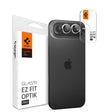 Folie de protectie Spigen (set de 2) Optik.tR EZ Fit Pro Camera Glass (AGL10132) compatibil cu iPhone 17 Air, Argintiu