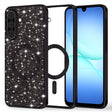 Husa de protectie Techsuit Luxury Glitter MagSafe compatibil cu Samsung Galaxy A17 5G / A17 4G / M17 / F17, Negru