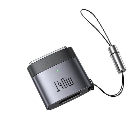Adaptor Mcdodo OTG Adapter (OT-6850), Type-C to MagSafe 3, 140W, Aluminum Alloy, LED Indicator, for MacBook Air/Pro, Negru