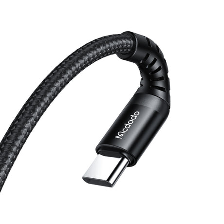 Cablu Mcdodo (CA-5641), Type-C to Type-C, Nylon Braided, Aluminum Alloy, PD60W, 1m, Negru