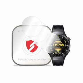 Folie de protectie smartwatch Smart Protection Premium Classic (set de 4) compatibil cu Huawei Watch GT 6 Pro, Transparent