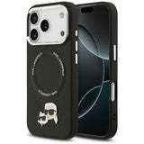 Husa de protectie Karl Lagerfeld compatibil cu iPhone 17 Pro Max, Negru