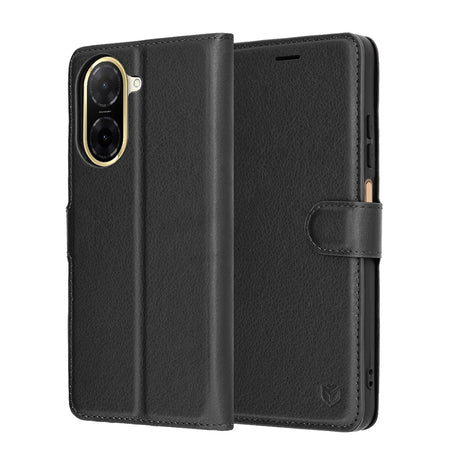 Husa de protectie Techsuit Leather Folio compatibil cu Xiaomi Redmi A5 4G (Standard), Negru