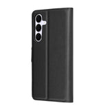 Husa de protectie Techsuit Leather Folio compatibil cu Samsung Galaxy S25 FE, Negru