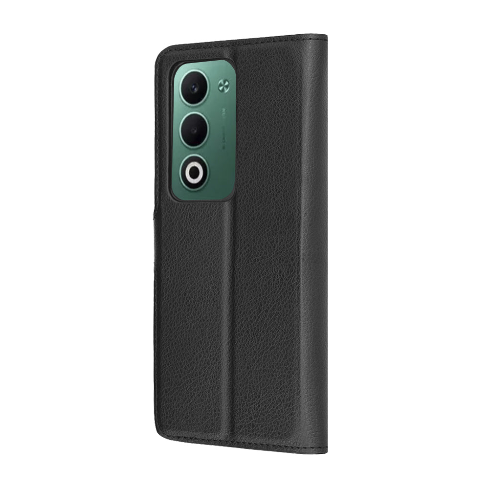 Husa de protectie Techsuit Leather Folio compatibil cu Oppo A5 4G / A5 5G, Negru