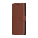 Husa de protectie Techsuit Leather Folio compatibil cu Motorola Moto G05 / E15, Maro