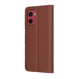 Husa de protectie Techsuit Leather Folio compatibil cu Motorola Moto G05 / E15, Maro