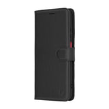 Husa de protectie Techsuit Leather Folio compatibil cu Motorola Moto G05 / E15, Negru