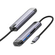 Hub/Dock Mcdodo Hub (HU-7740), 6in1, 2x USB3.0, Type-C PD100W, HDMI 4K, SD/TF Card Slot, 5Gbps, 2TB, Type-C Cable, Gri