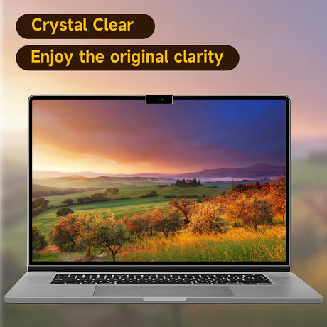 Husa de protectie MacBook Techsuit VisionProX Anti-Blue Light compatibil cu MacBook Air 15" (2023 / 2024), Transparent Mat