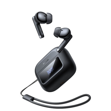 Casti fara Fir, BT5.3, IPX4, TWS, Ecran Digital, Snur - Mcdodo B04 Series (HP-3290) - Black
