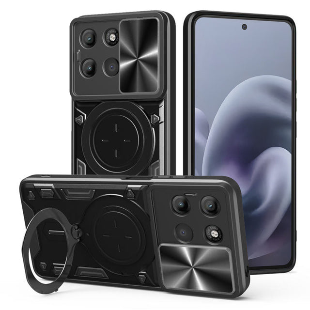 Husă Techsuit CamGuard Pro neagră pentru Motorola Moto G86 Power