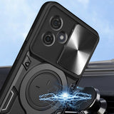 Husă Techsuit CamGuard Pro neagră pentru Motorola Moto G86 Power