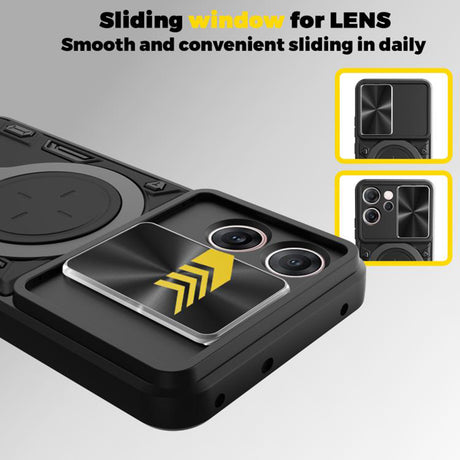 Husa de protectie Techsuit CamGuard Pro compatibil cu Oppo Reno14 F / Reno14 FS 5G, Negru