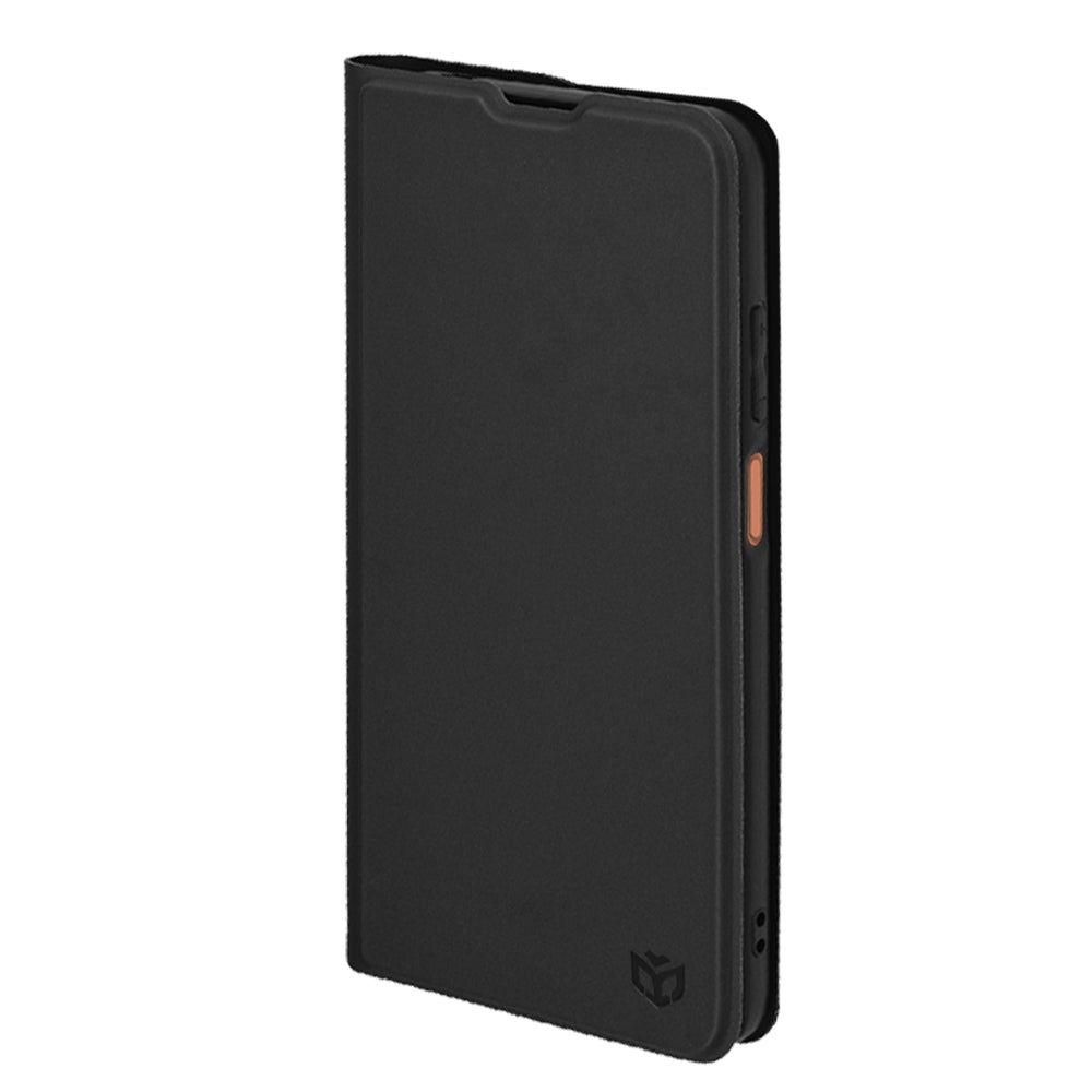 Husă Techsuit Magskin Book neagră pentru Motorola Moto G15