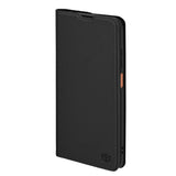 Husă Techsuit Magskin Book neagră pentru Motorola Moto G15