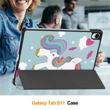 Husa de protectie tableta Techsuit FoldPro compatibil cu Samsung Galaxy Tab S11, Unicorn