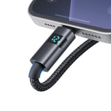 Cablu Mcdodo (CA-6490), USB-A to Lightning, LED Display, 3A, 1.2m, Negru