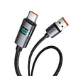 Cablu Mcdodo (CA-6520), USB-A to USB-C, LED Display, 6A, 1.2m, Negru