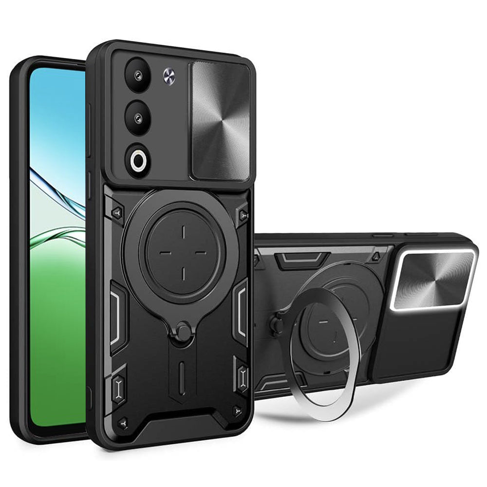 Husa de protectie Techsuit CamGuard Pro compatibil cu Oppo A5 4G / A5 5G, Negru