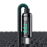Cablu Mcdodo (CA-8690), USB-A to USB-C, 6A, Digital Display, 1.2m, Negru