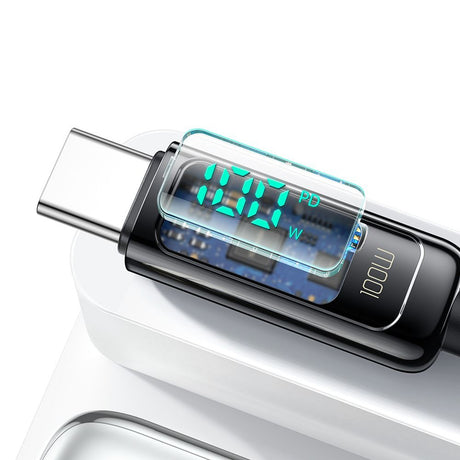 Cablu Mcdodo (CA-8820), USB-C to USB-C, 100W, Digital Display, 1.2m, Negru
