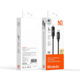 Cablu Mcdodo (CA-7990), USB-C to Lightning, Dual LED Display, 36W, Fast Charging, 1.2m, Negru