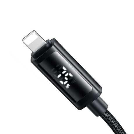 Cablu Mcdodo (CA-7990), USB-C to Lightning, Dual LED Display, 36W, Fast Charging, 1.2m, Negru