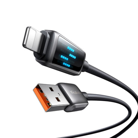 Cablu Mcdodo (CA-5250), USB-A to Lightning, LED Display, 1.2m, Negru