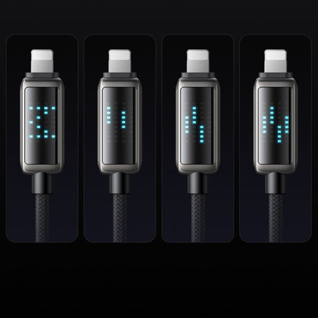 Cablu Mcdodo (CA-5250), USB-A to Lightning, LED Display, 1.2m, Negru