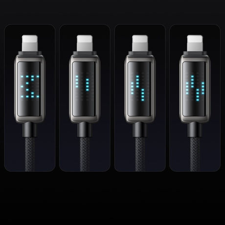 Cablu Mcdodo (CA-2630), USB-C to Lightning, 36W, LED Display, PD Fast Charging, 1.2m, Negru