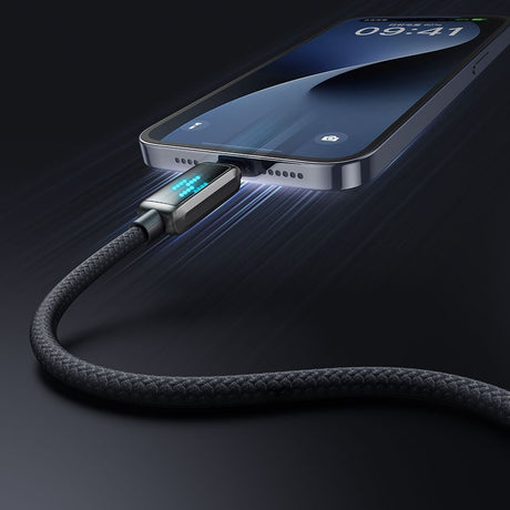 Cablu Mcdodo (CA-2630), USB-C to Lightning, 36W, LED Display, PD Fast Charging, 1.2m, Negru