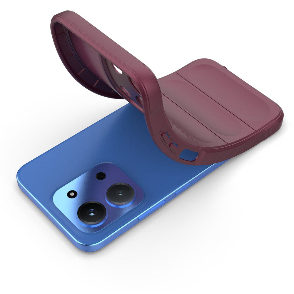 Husa de protectie Techsuit Magic Shield compatibil cu Xiaomi Redmi 15C 4G / Redmi 15C 5G, Bordo