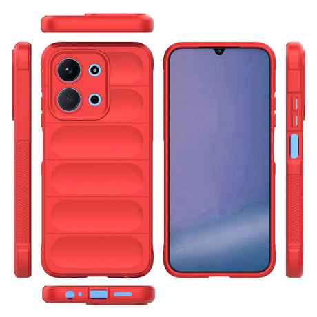 Husa de protectie Techsuit Magic Shield compatibil cu Xiaomi Redmi 15C 4G / Redmi 15C 5G, Rosu