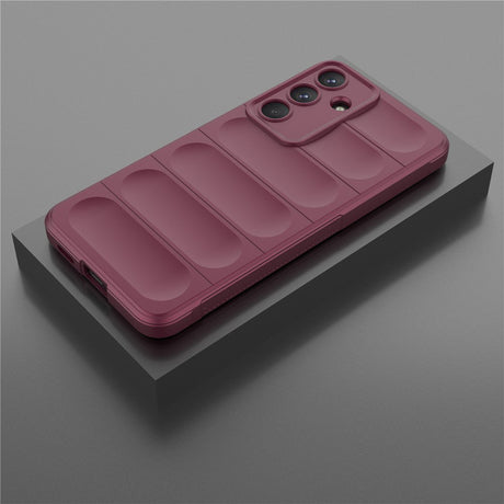 Husa de protectie Techsuit Magic Shield compatibil cu Samsung Galaxy S25 FE, Bordo