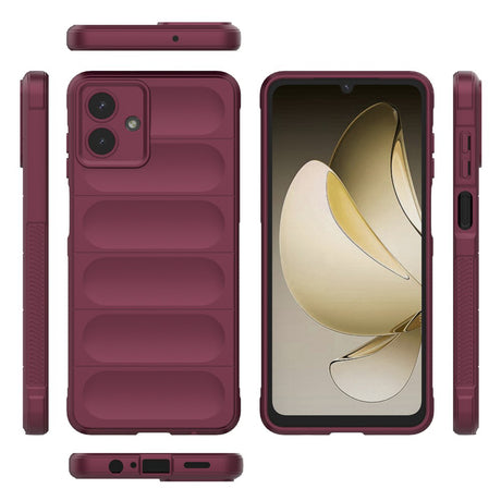 Husa de protectie Techsuit Magic Shield compatibil cu Samsung Galaxy A07 4G, Bordo