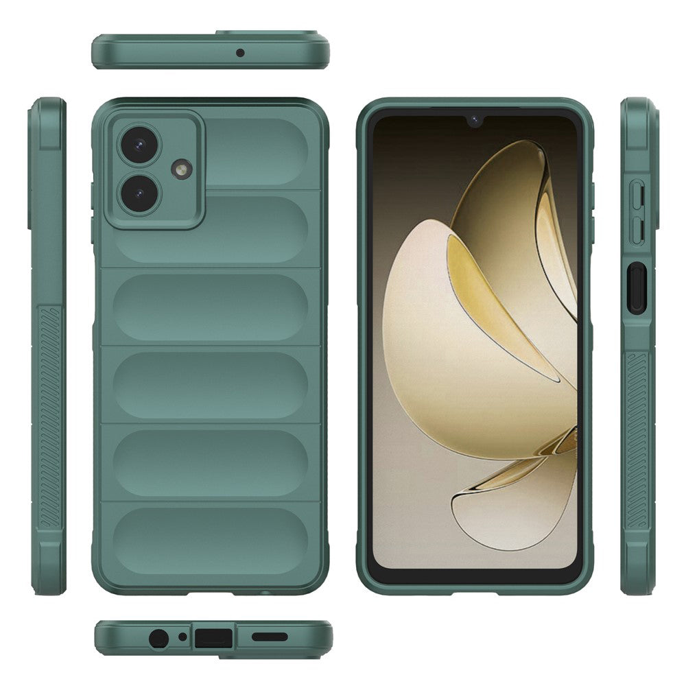 Husa de protectie Techsuit Magic Shield compatibil cu Samsung Galaxy A07 4G, Verde