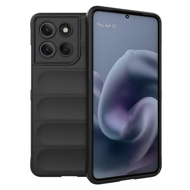 Husa de protectie Techsuit Magic Shield compatibil cu Motorola Moto G86 Power, Negru