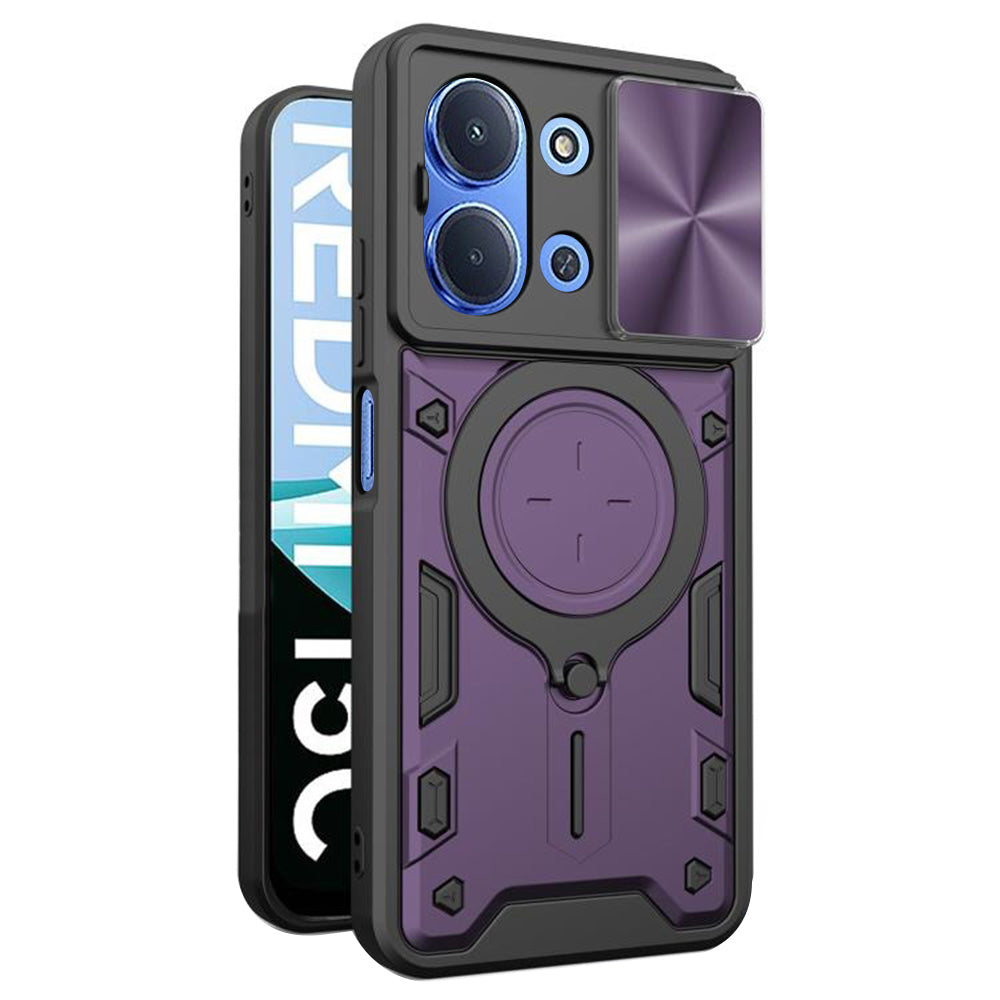 Husa de protectie Techsuit CamGuard Pro compatibil cu Xiaomi Redmi 15C 4G / Redmi 15C 5G, Mov