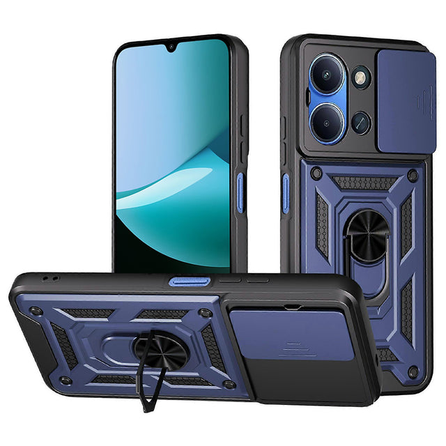 Husa de protectie Techsuit CamShield Series compatibil cu Xiaomi Redmi 15C 4G / Redmi 15C 5G, Albastru