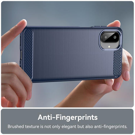 Husa de protectie Techsuit Carbon Silicone compatibil cu Samsung Galaxy A07 4G, Albastru
