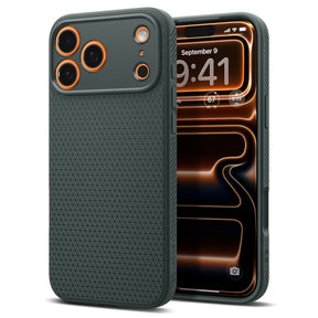 Husa de protectie Spigen Liquid Air (ACS10267) compatibil cu iPhone 17 Pro Max, Abyss Green