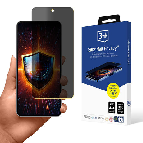 Folie de protectie 3mk Silky Matt compatibil cu Nothing Phone (3a) / (3a) Pro, Privacy