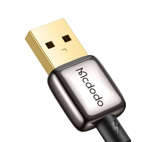 Cablu Mcdodo (CA-6590), with Breathing Light LED Display, USB-A to Lightning, Auto Power Off, 3A, 1.2m, Negru