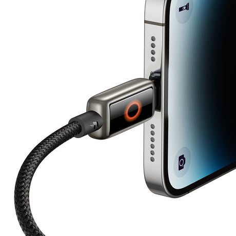Cablu Mcdodo (CA-6670), with Breathing Light LED Display, USB-C to Lightning, Auto Power Off, 36W, 1.2m, Negru