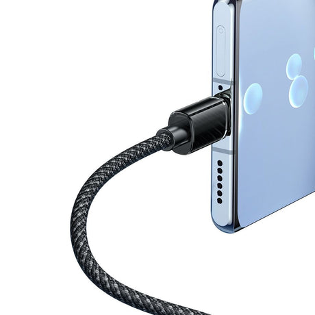 Cablu Mcdodo (CA-3670), Type-C to Type-C, Transparent Design, 100W, 5A, 1.2m, Negru