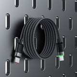 Cablu Mcdodo Self-Winding Series (CA-2000), USB-C to USB-C, 60W, Fast Charging, 1.2m, Negru