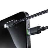 Cablu Mcdodo Self-Winding Series (CA-2000), USB-C to USB-C, 60W, Fast Charging, 1.2m, Negru